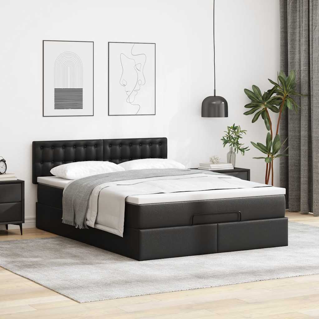 8721158461162_g_en_hd_1 vidaXL Ottoman Bed with Mattress Black Queen Faux Leather - Image 3