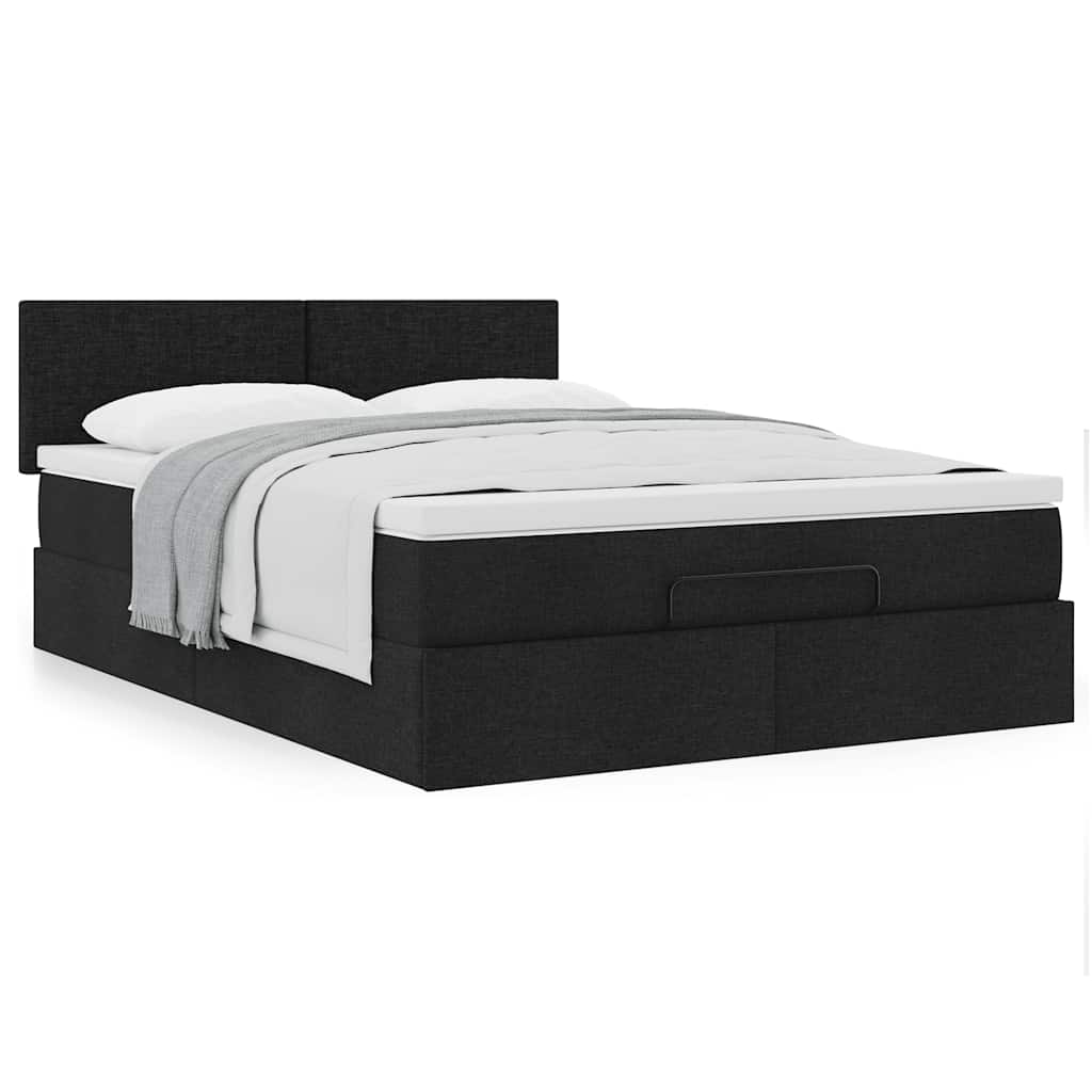 8721158461964_g_en_hd_3 vidaXL Ottoman Bed with Mattress Black Double Fabric - Image 5