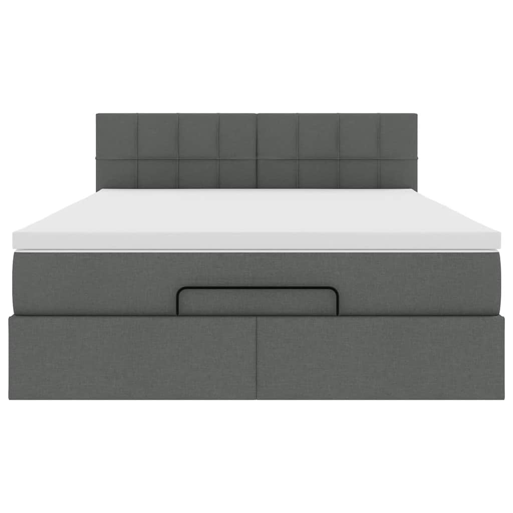 8721158462787_g_en_hd_5 vidaXL Ottoman Bed with Mattress Dark Grey Double Fabric - Image 7