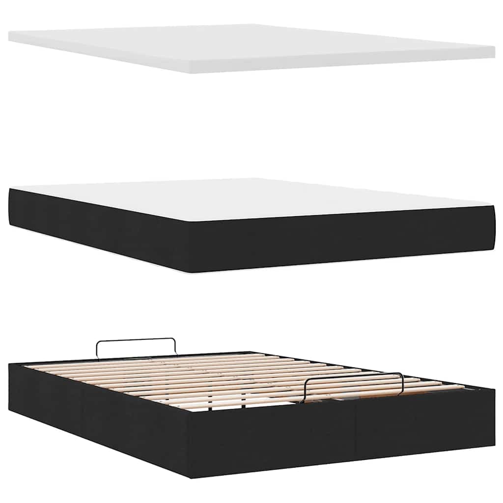 8721158462794_g_en_hd_6 vidaXL Ottoman Bed with Mattress Black Double Fabric - Image 8