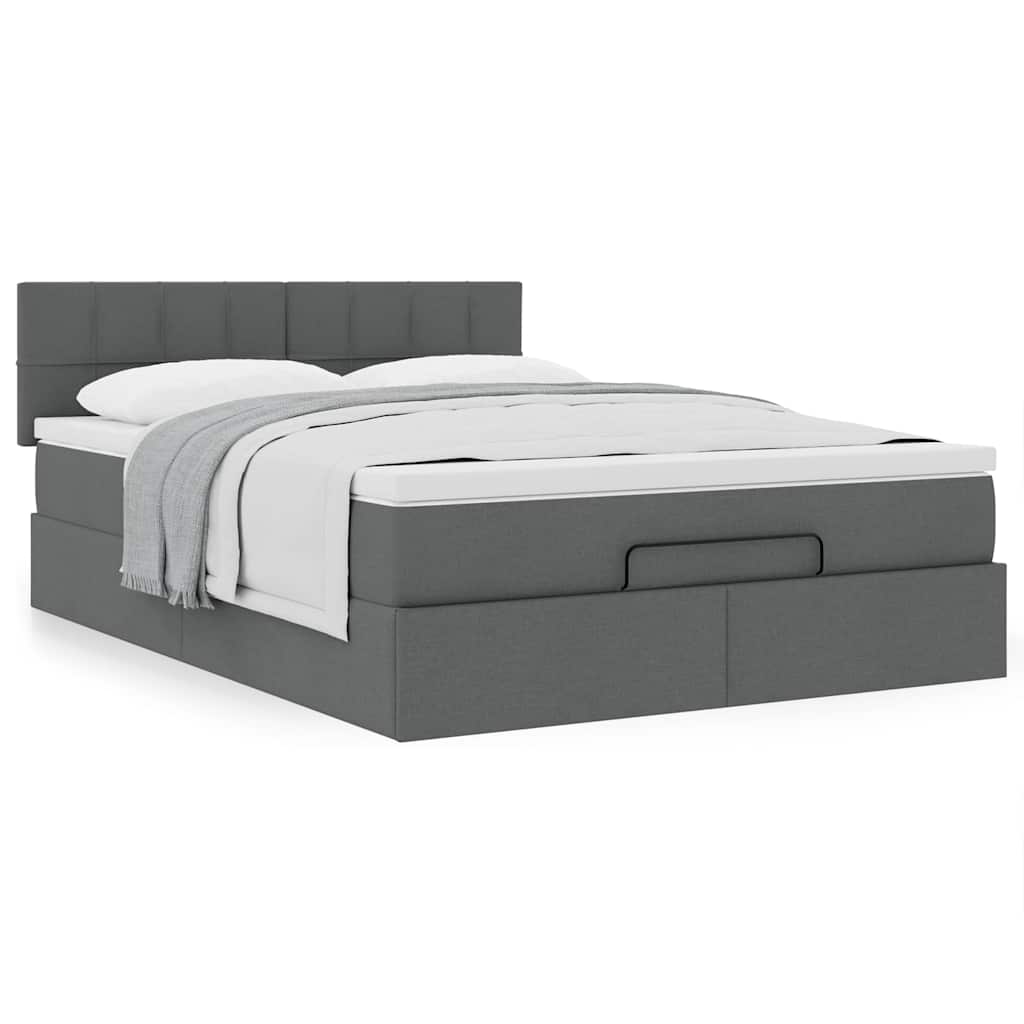 8721158462800_g_en_hd_2 vidaXL Ottoman Bed with Mattress Dark Grey Queen Fabric - Image 4