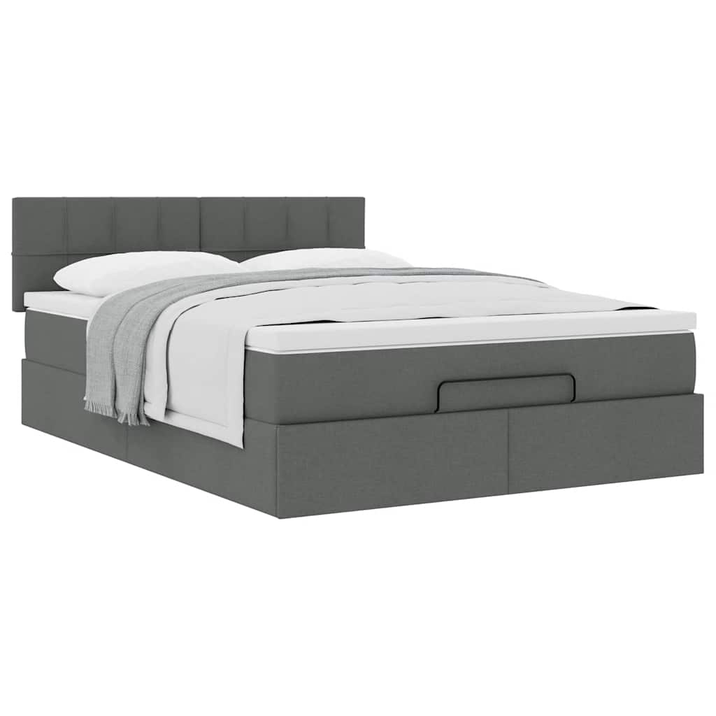 8721158462800_g_en_hd_3 vidaXL Ottoman Bed with Mattress Dark Grey Queen Fabric - Image 5