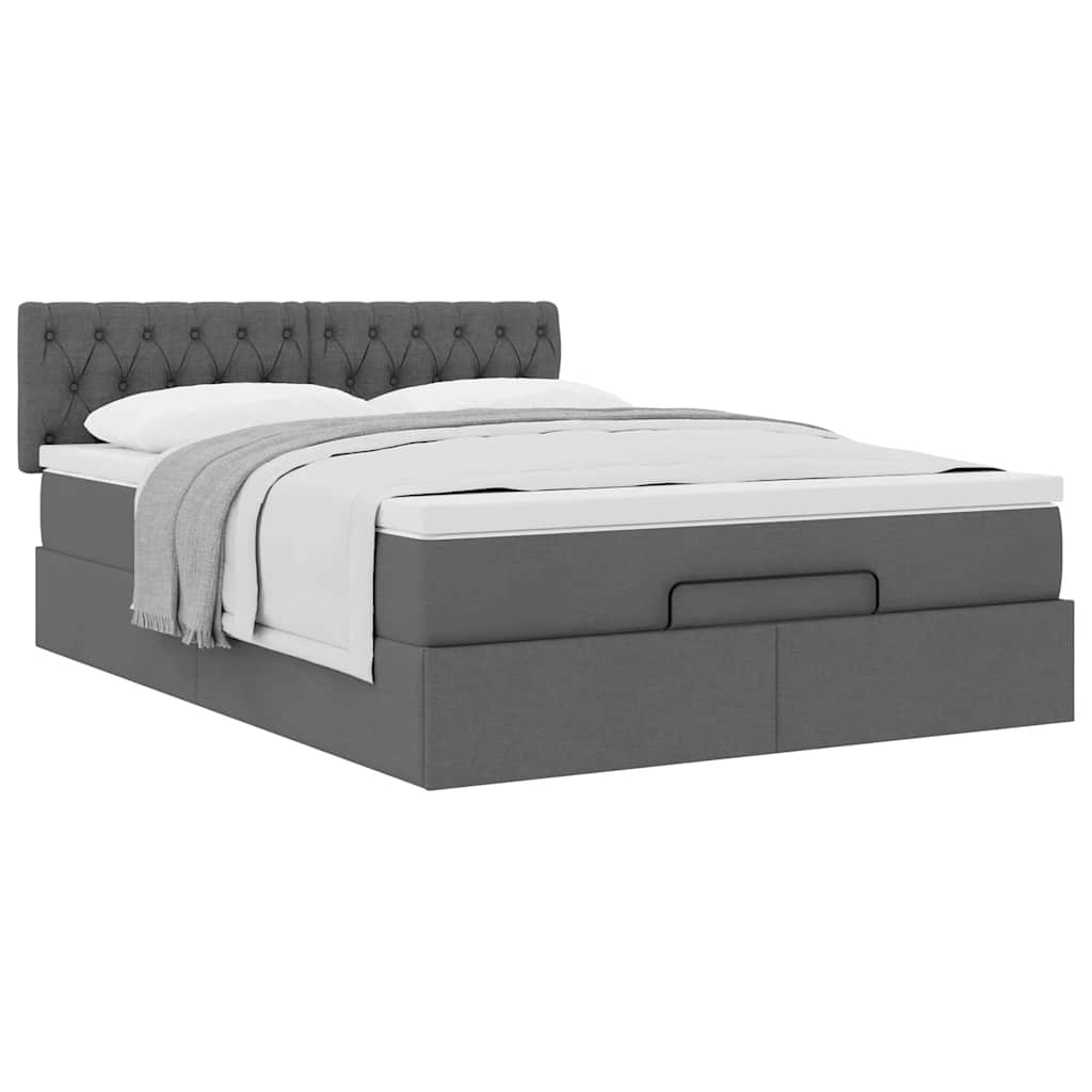 8721158463616_g_en_hd_3 vidaXL Ottoman Bed with Mattress Dark Grey Double Fabric - Image 5