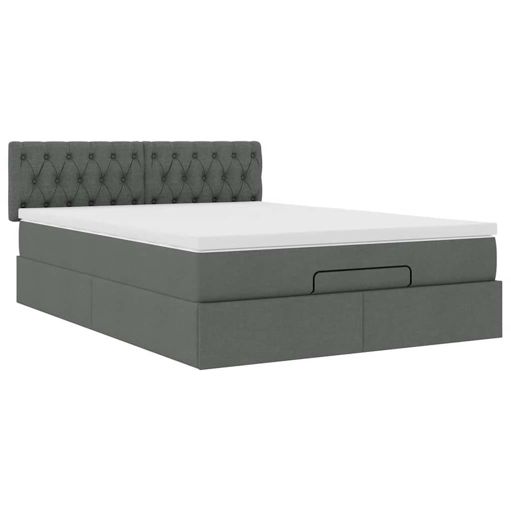 8721158463630_g_en_hd_4 vidaXL Ottoman Bed with Mattress Dark Grey Queen Fabric - Image 6