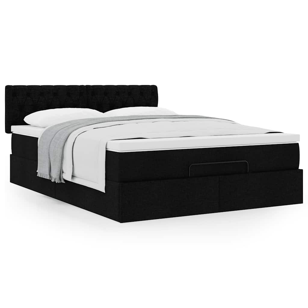 8721158463647_g_en_hd_2 vidaXL Ottoman Bed with Mattress Black Queen Fabric - Image 4