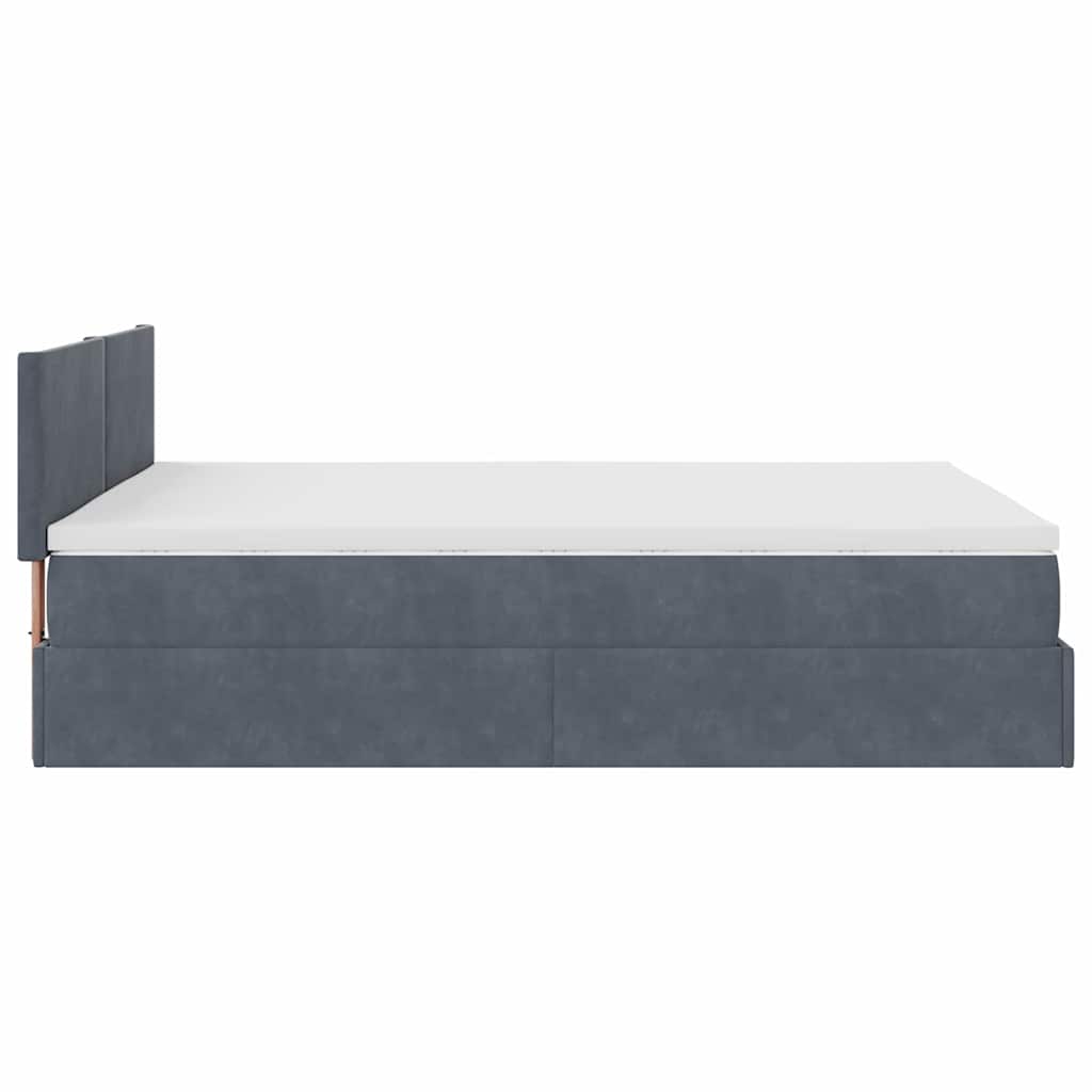 8721158465160_g_en_hd_6 vidaXL Ottoman Bed with Mattress Dark Grey Double Velvet - Image 8