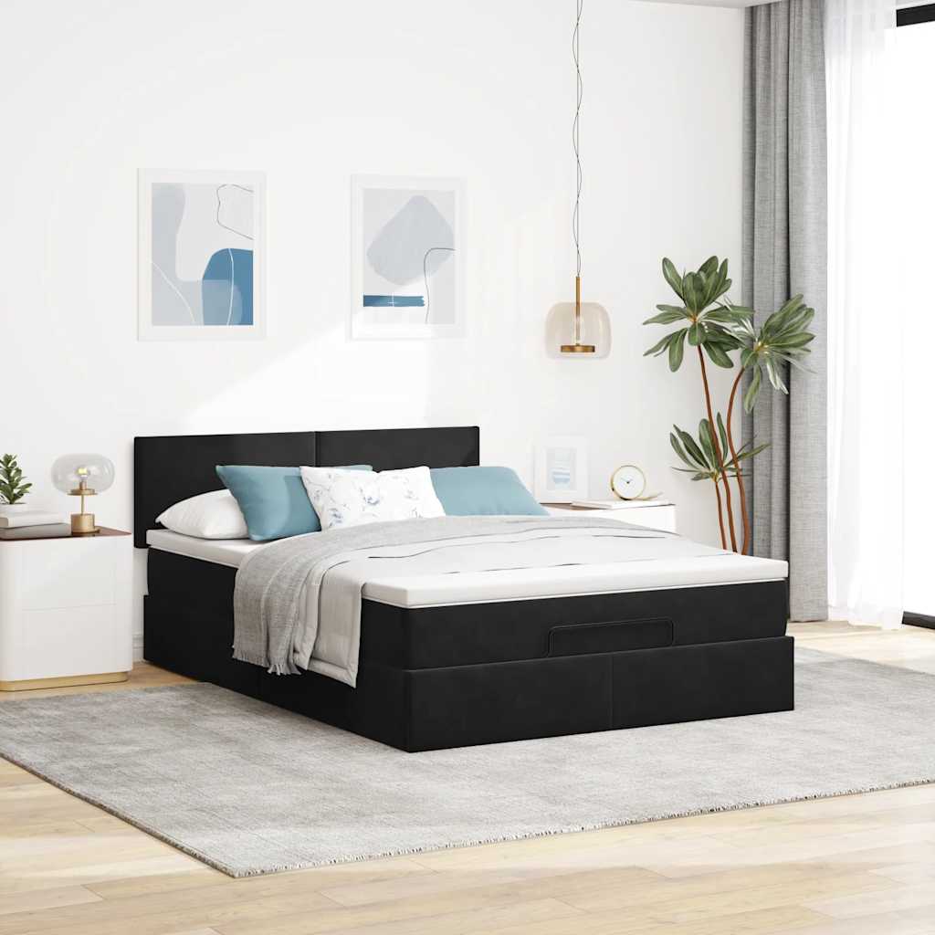 8721158465191_g_en_hd_1 vidaXL Ottoman Bed with Mattress Black Queen Velvet - Image 3