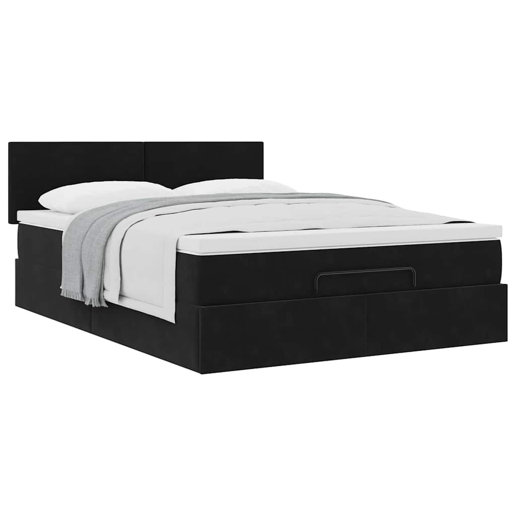 8721158465191_g_en_hd_3 vidaXL Ottoman Bed with Mattress Black Queen Velvet - Image 5