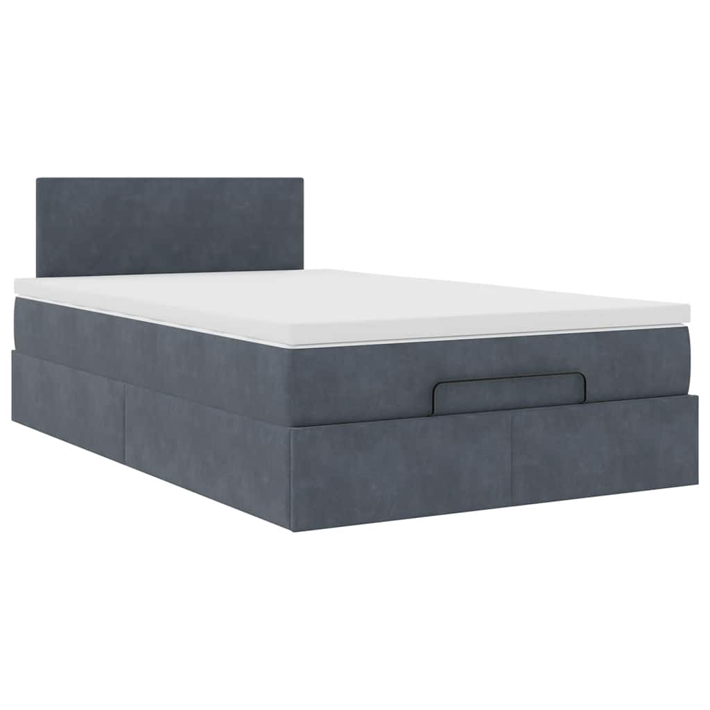 8721158465207_g_en_hd_4 vidaXL Ottoman Bed with Mattress Dark Grey King Single Velvet - Image 6