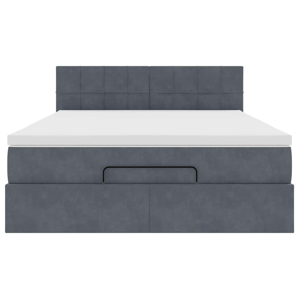 8721158465900_g_en_hd_3 vidaXL Ottoman Bed with Mattress Dark Grey Queen Velvet - Image 5