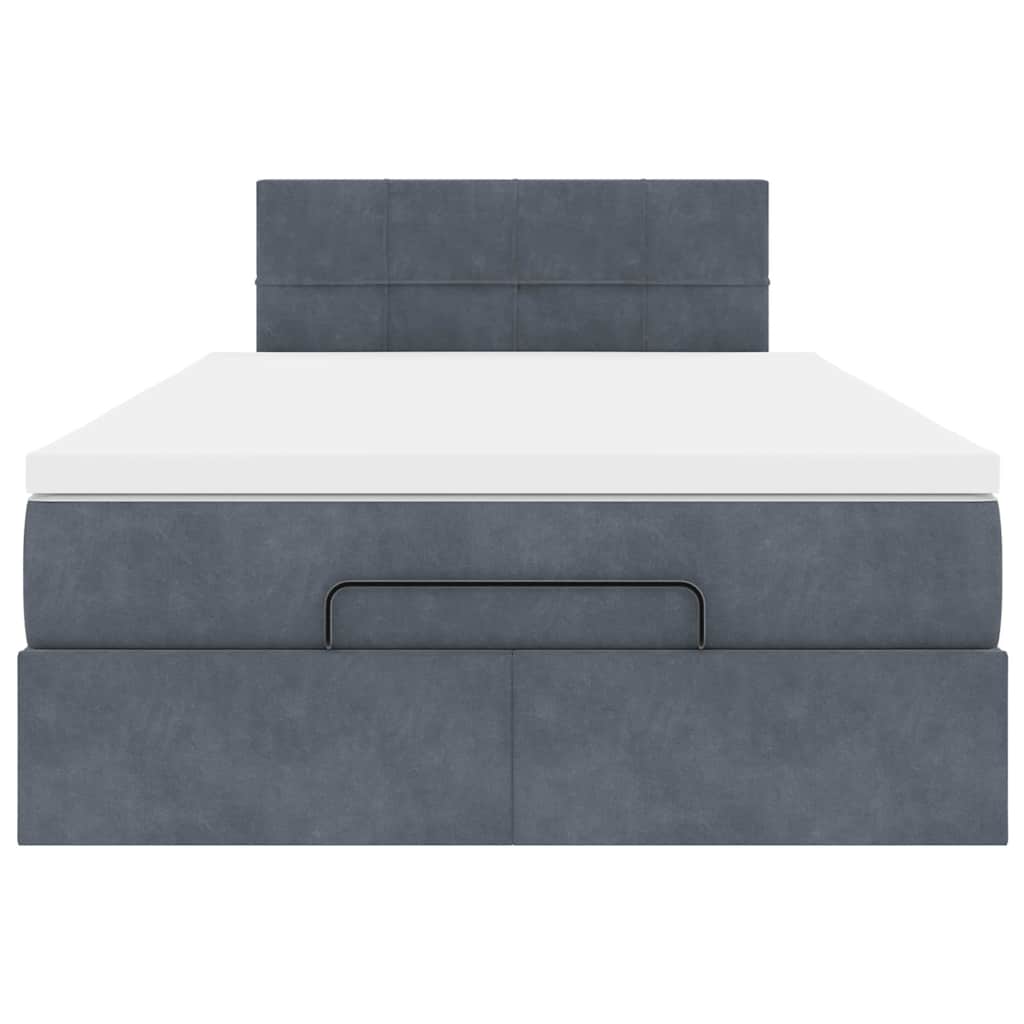 8721158465924_g_en_hd_3 vidaXL Ottoman Bed with Mattress Dark Grey King Single Velvet - Image 5