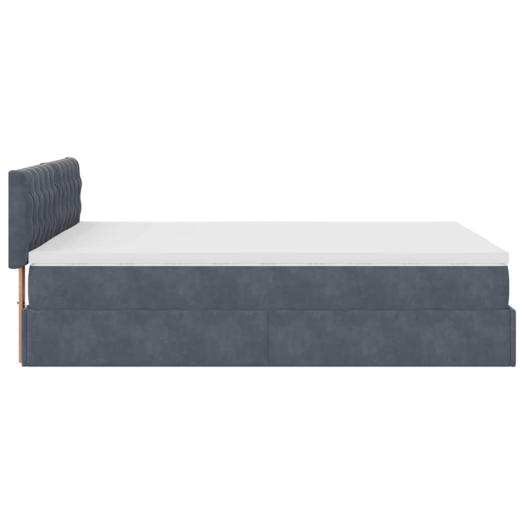 8721158466600_g_en_hd_6 vidaXL Ottoman Bed with Mattress Dark Grey Double Velvet - Image 8