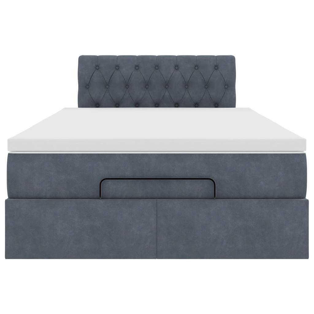 8721158466648_g_en_hd_5 vidaXL Ottoman Bed with Mattress Dark Grey King Single Velvet - Image 7