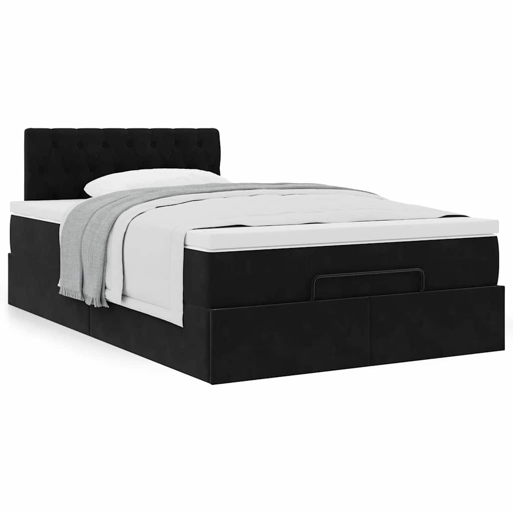 8721158466655_g_en_hd_2 vidaXL Ottoman Bed with Mattress Black King Single Velvet - Image 4