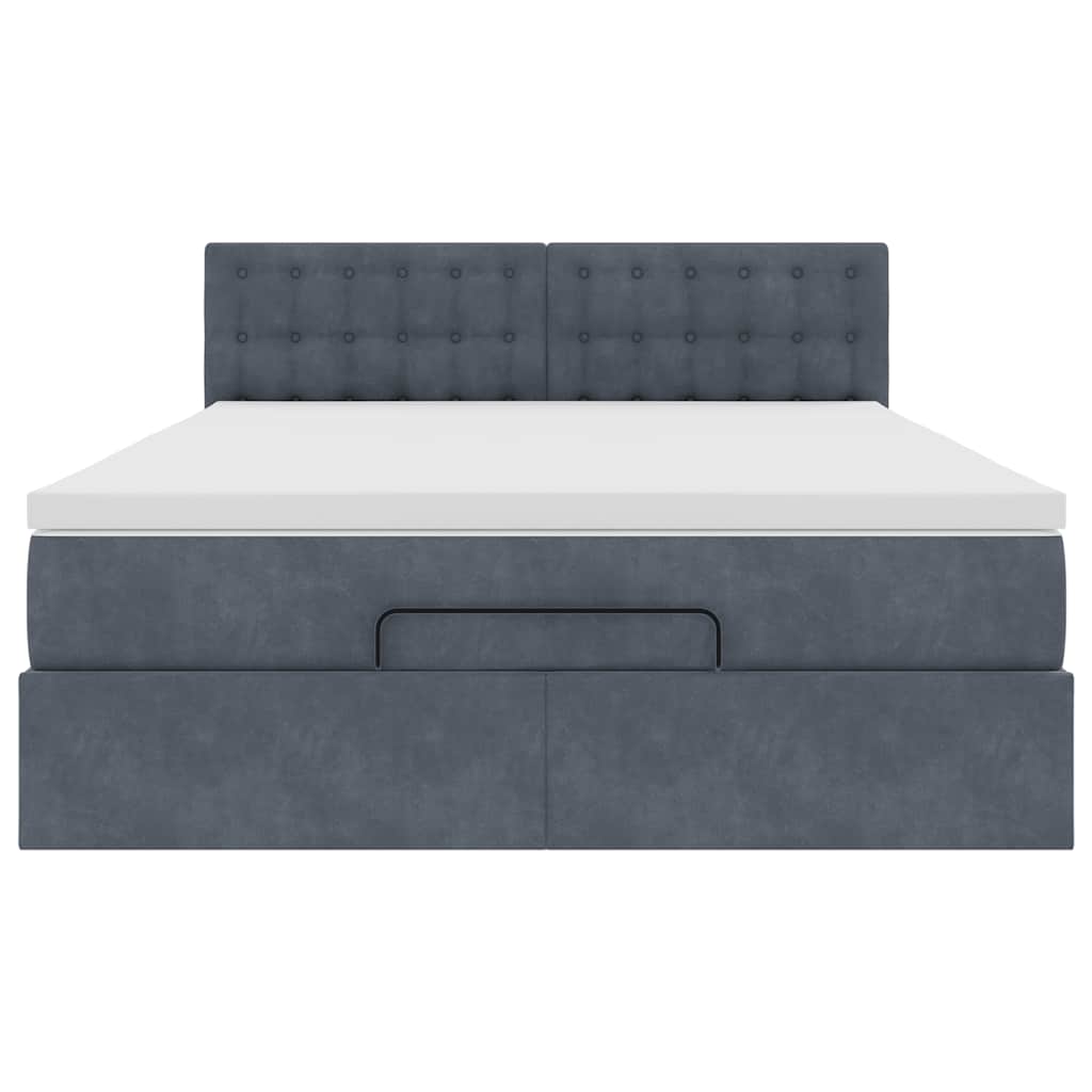 8721158467348_g_en_hd_5 vidaXL Ottoman Bed with Mattress Dark Grey Queen Velvet - Image 7