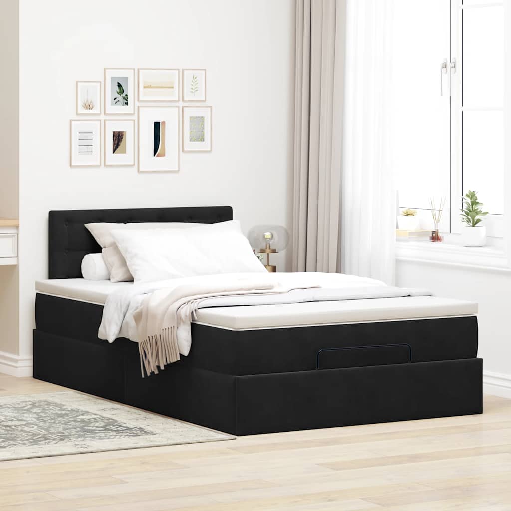 8721158467379_g_en_hd_1 vidaXL Ottoman Bed with Mattress Black King Single Velvet - Image 3