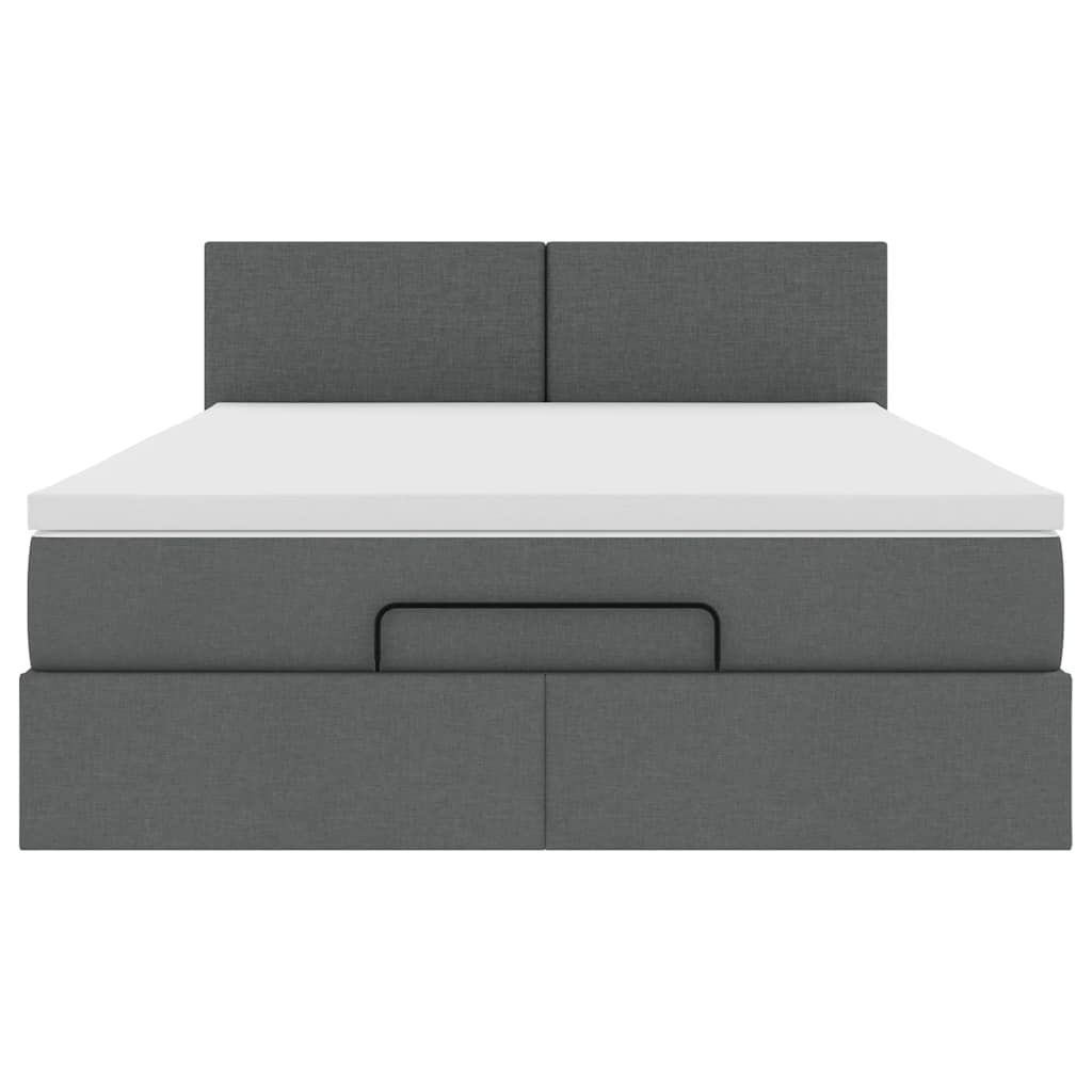 8721158470461_g_en_hd_6 vidaXL Ottoman Bed with Mattress & LEDs Dark Grey Queen Fabric - Image 8