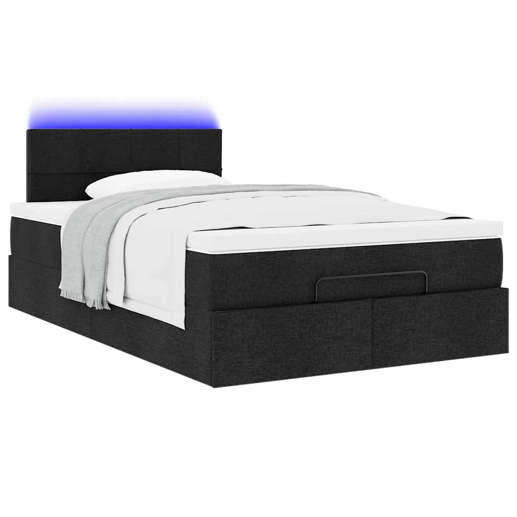 8721158470492_g_en_hd_4 vidaXL Ottoman Bed with Mattress & LEDs Black King Single Fabric - Image 6