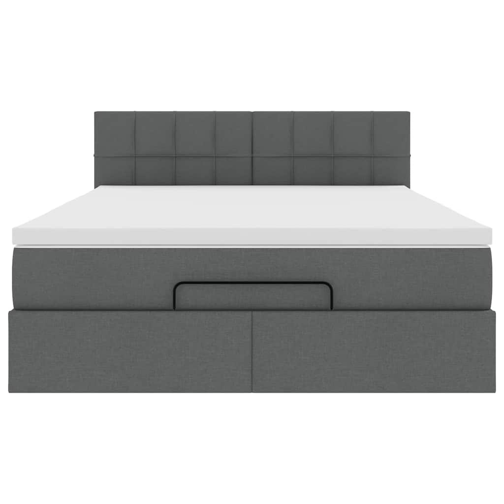 8721158471291_g_en_hd_6 vidaXL Ottoman Bed with Mattress & LEDs Dark Grey Queen Fabric - Image 8