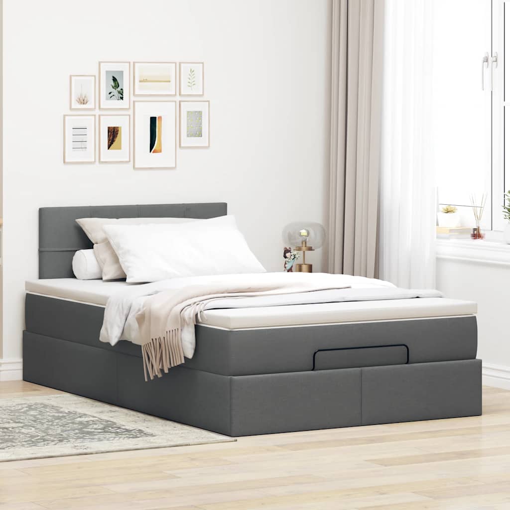8721158471314_g_en_hd_2 vidaXL Ottoman Bed with Mattress & LEDs Dark Grey King Single Fabric - Image 4