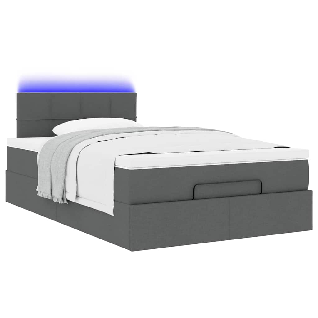 8721158471314_g_en_hd_4 vidaXL Ottoman Bed with Mattress & LEDs Dark Grey King Single Fabric - Image 6