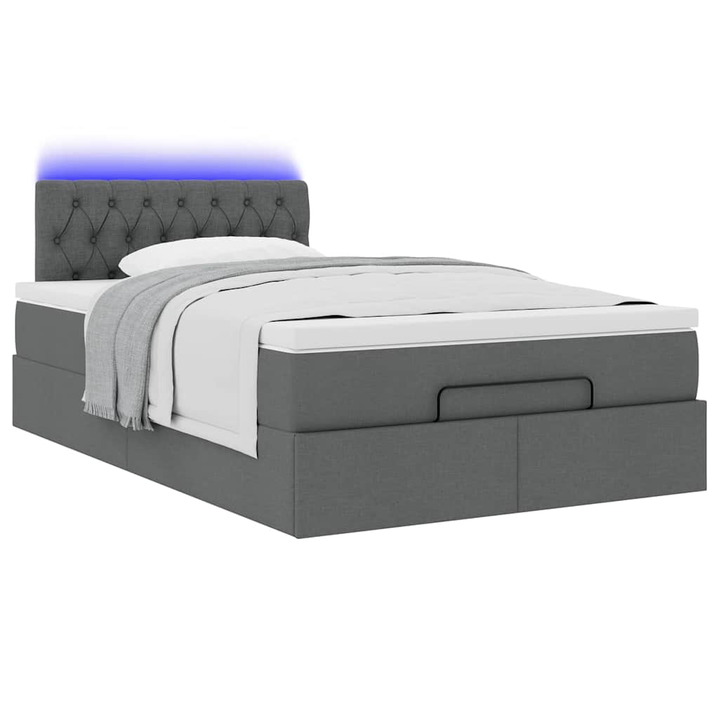 8721158472144_g_en_hd_3 vidaXL Ottoman Bed with Mattress & LEDs Dark Grey King Single Fabric - Image 5