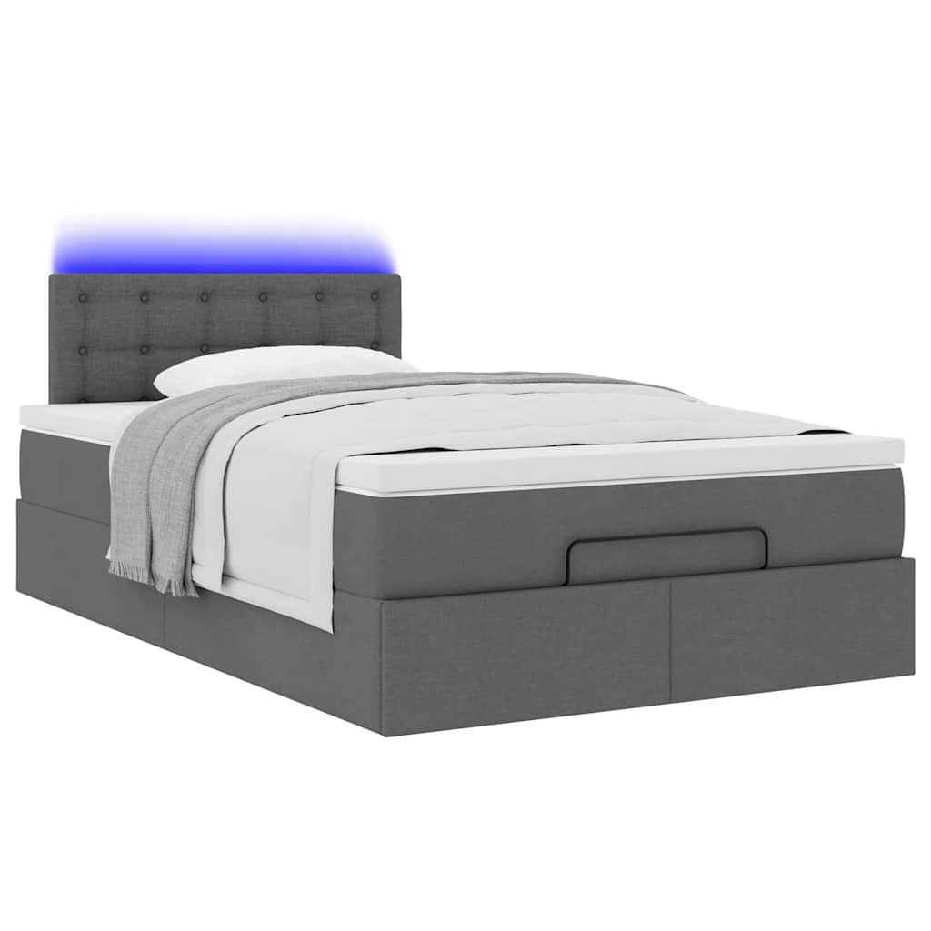 8721158472977_g_en_hd_4 vidaXL Ottoman Bed with Mattress & LEDs Dark Grey King Single Fabric - Image 6