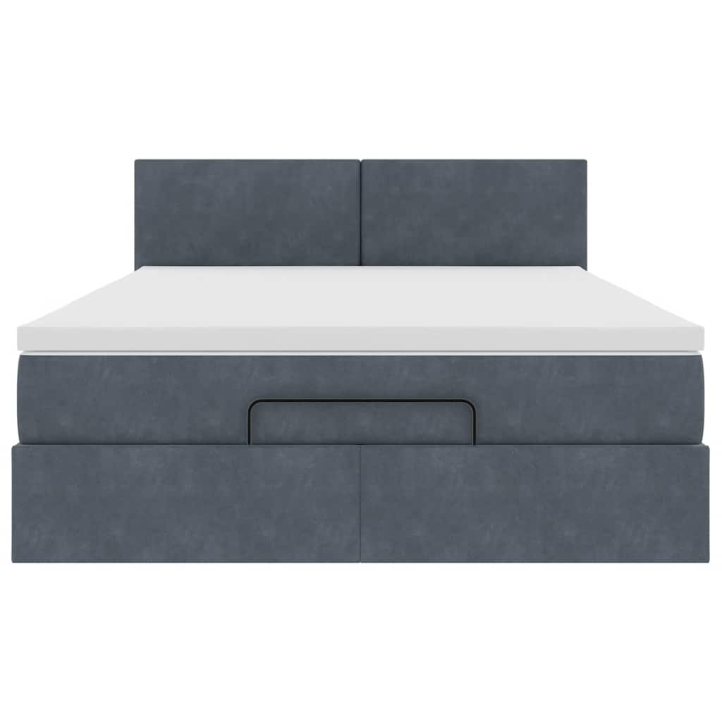 8721158473677_g_en_hd_4 vidaXL Ottoman Bed with Mattress & LEDs Dark Grey Queen Velvet - Image 6