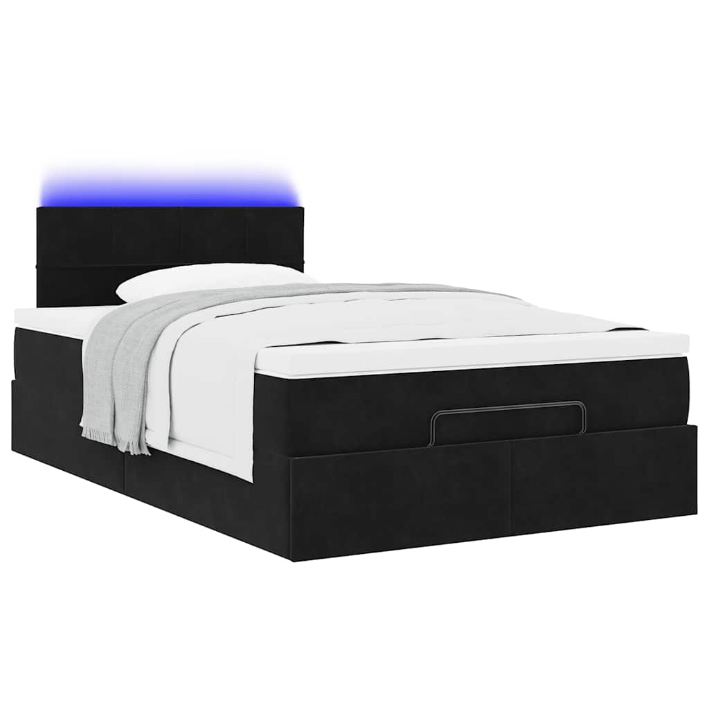 8721158474421_g_en_hd_1 vidaXL Ottoman Bed with Mattress & LEDs Black King Single Velvet - Image 3