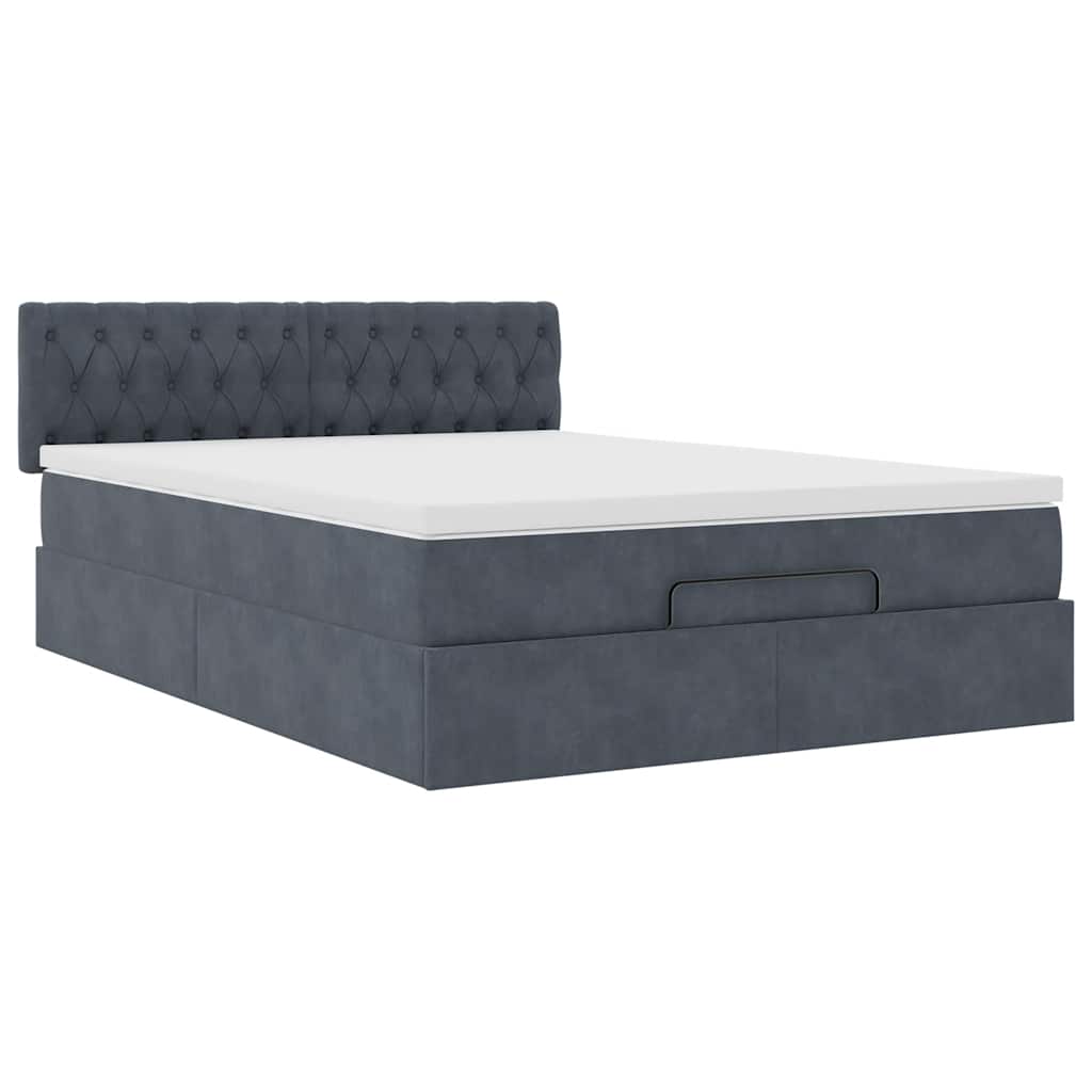 8721158475091_g_en_hd_5 vidaXL Ottoman Bed with Mattress & LEDs Dark Grey Double Velvet - Image 7