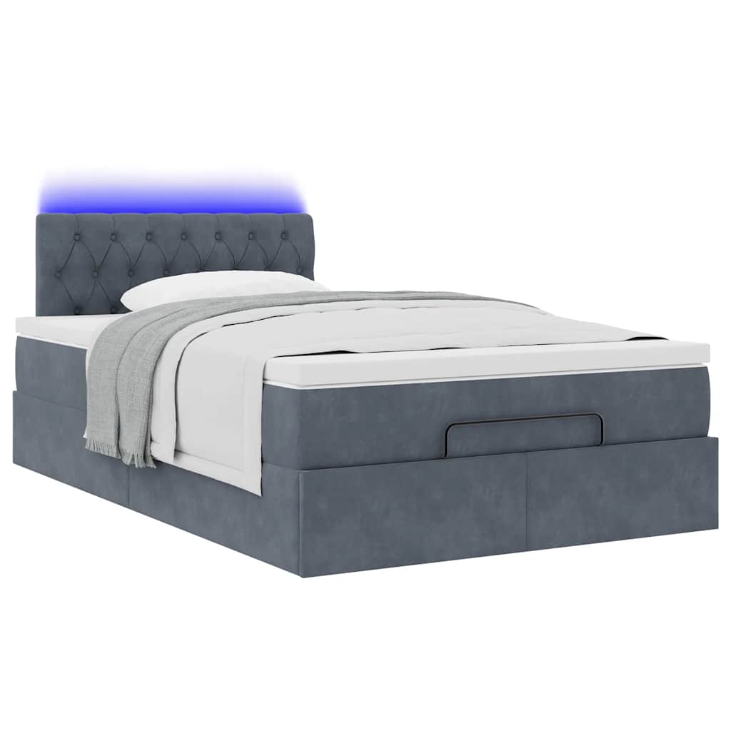 8721158475138_g_en_hd_4 vidaXL Ottoman Bed with Mattress & LEDs Dark Grey King Single Velvet - Image 6
