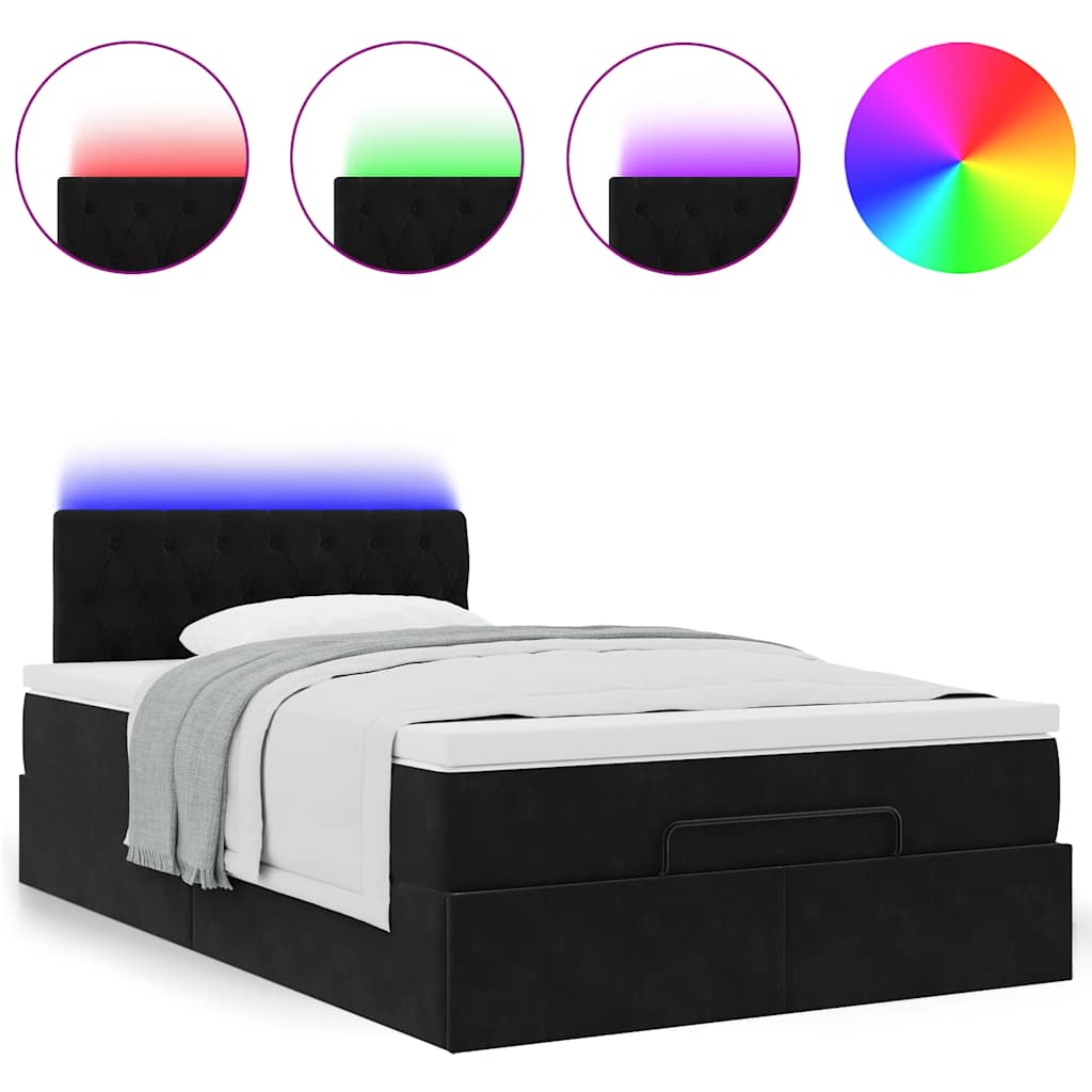 8721158475145_g_en_hd_3 vidaXL Ottoman Bed with Mattress & LEDs Black King Single Velvet - Image 5
