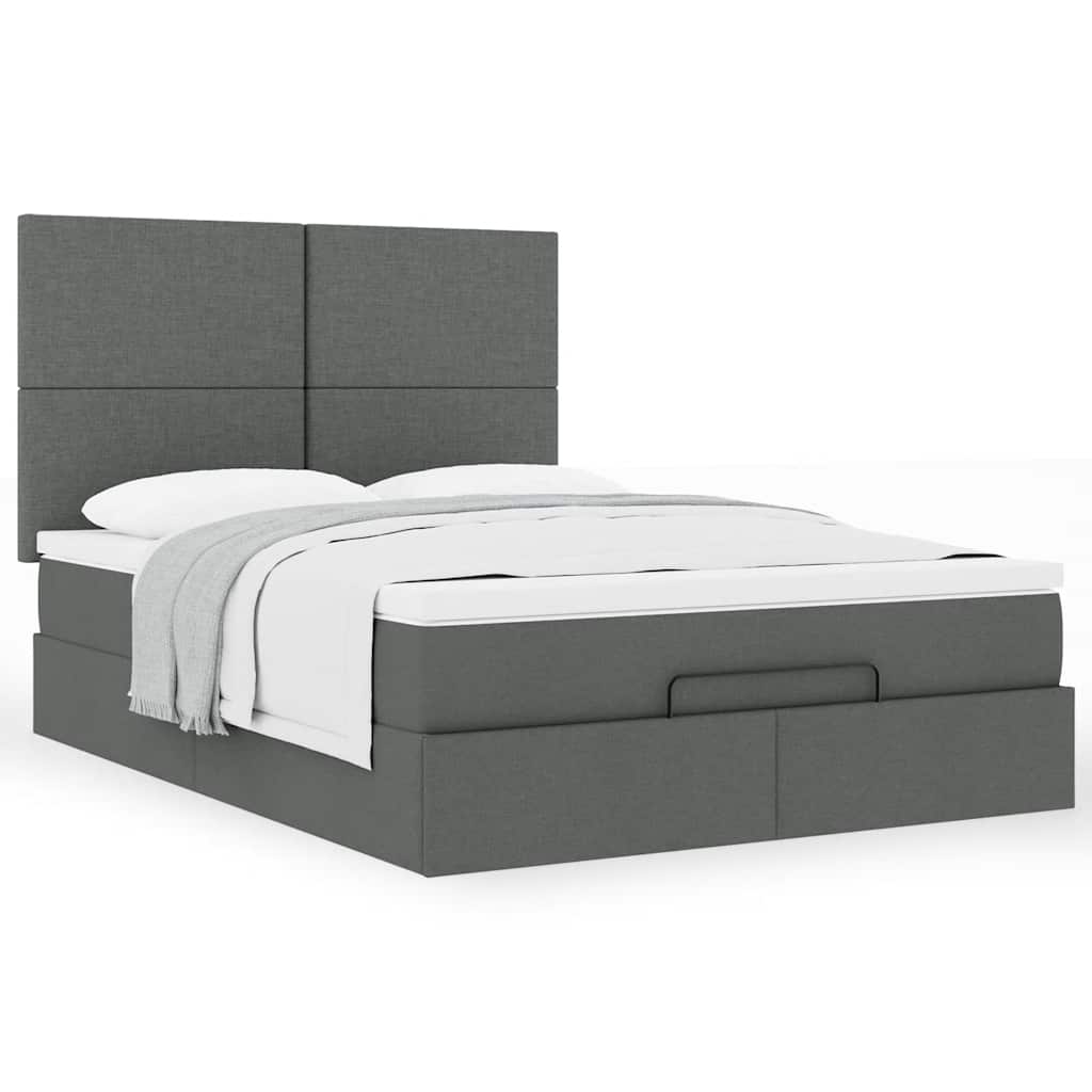 8721158478931_g_en_hd_2 vidaXL Ottoman Bed with Mattress Dark Grey Double Fabric - Image 4