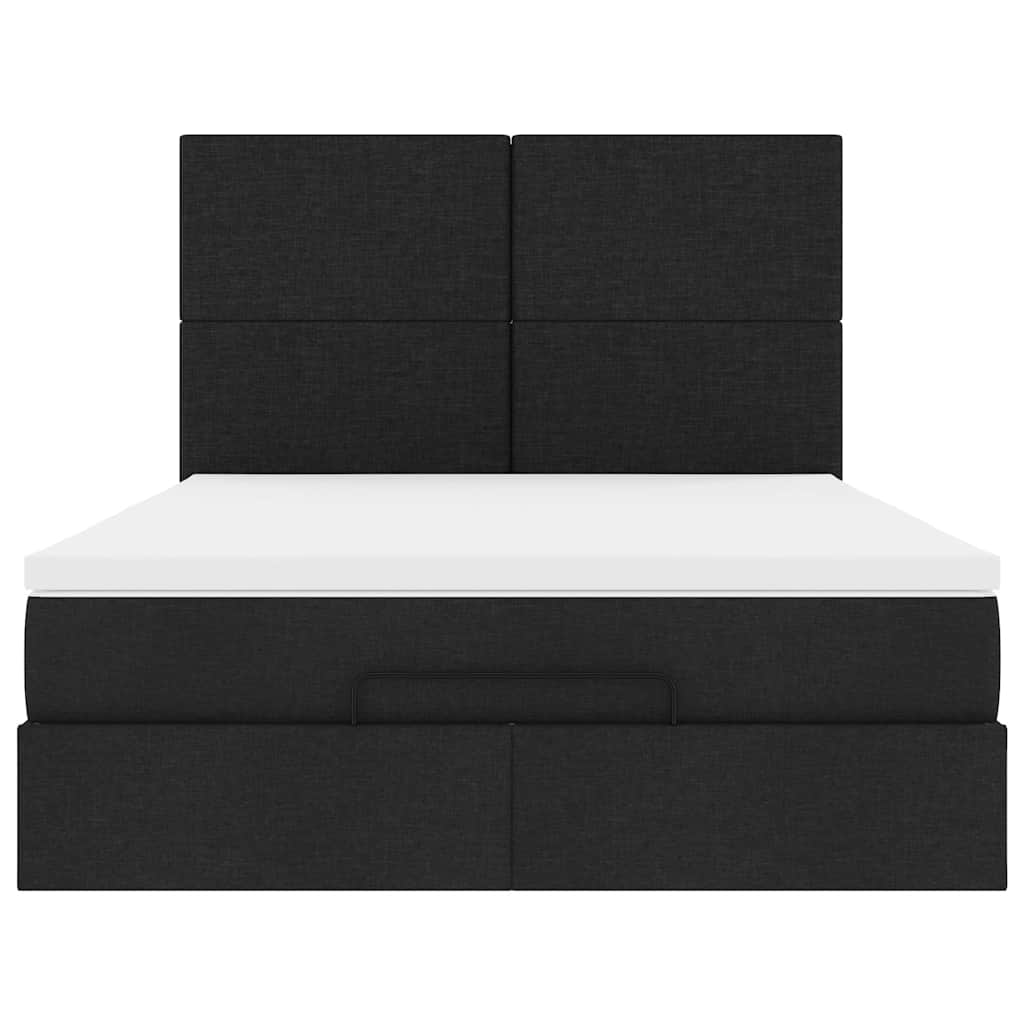 8721158478948_g_en_hd_5 vidaXL Ottoman Bed with Mattress Black Double Fabric - Image 7
