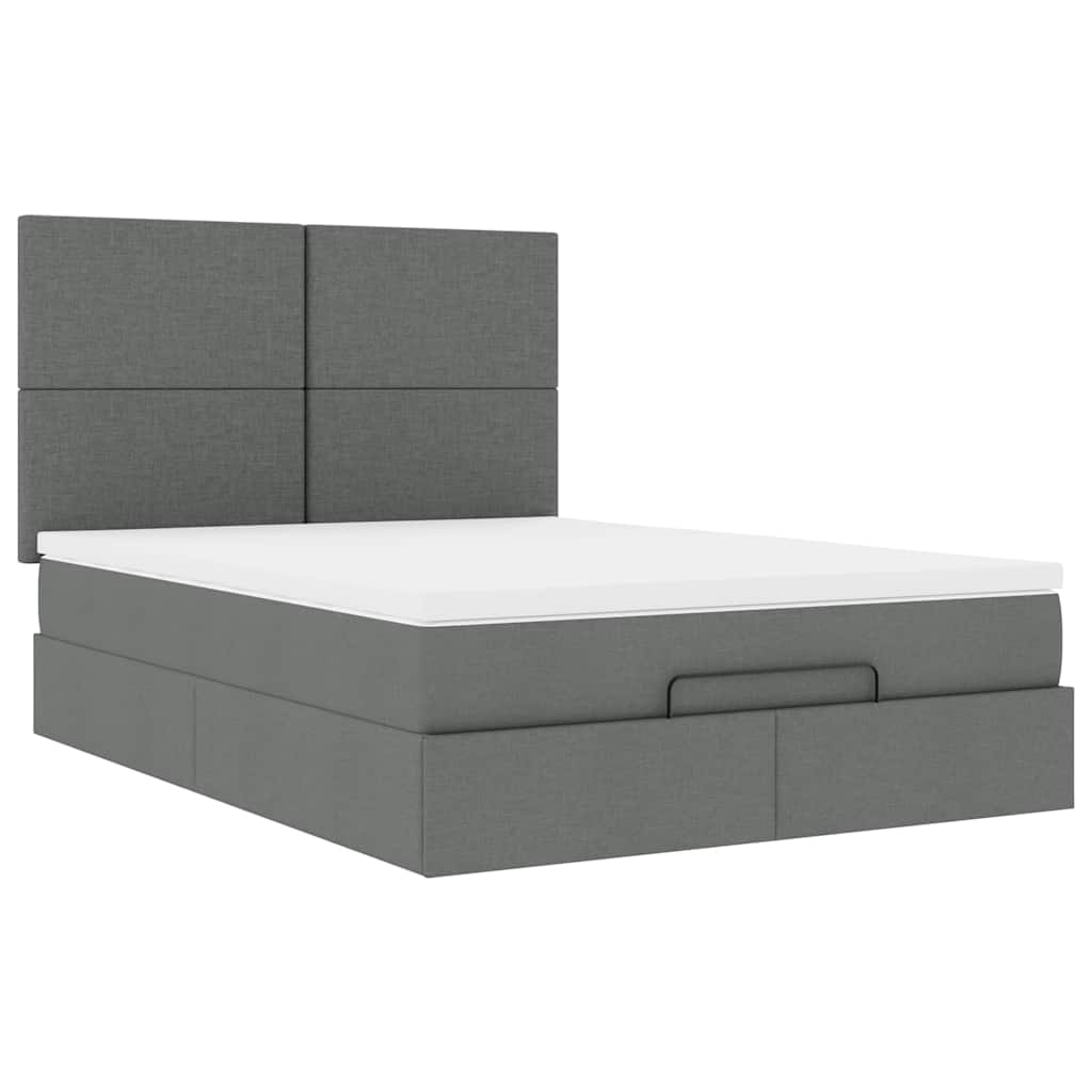 8721158478955_g_en_hd_4 vidaXL Ottoman Bed with Mattress Dark Grey Queen Fabric - Image 6