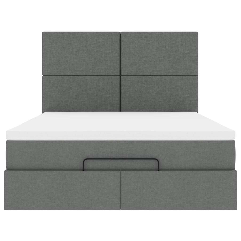 8721158478955_g_en_hd_5 vidaXL Ottoman Bed with Mattress Dark Grey Queen Fabric - Image 7