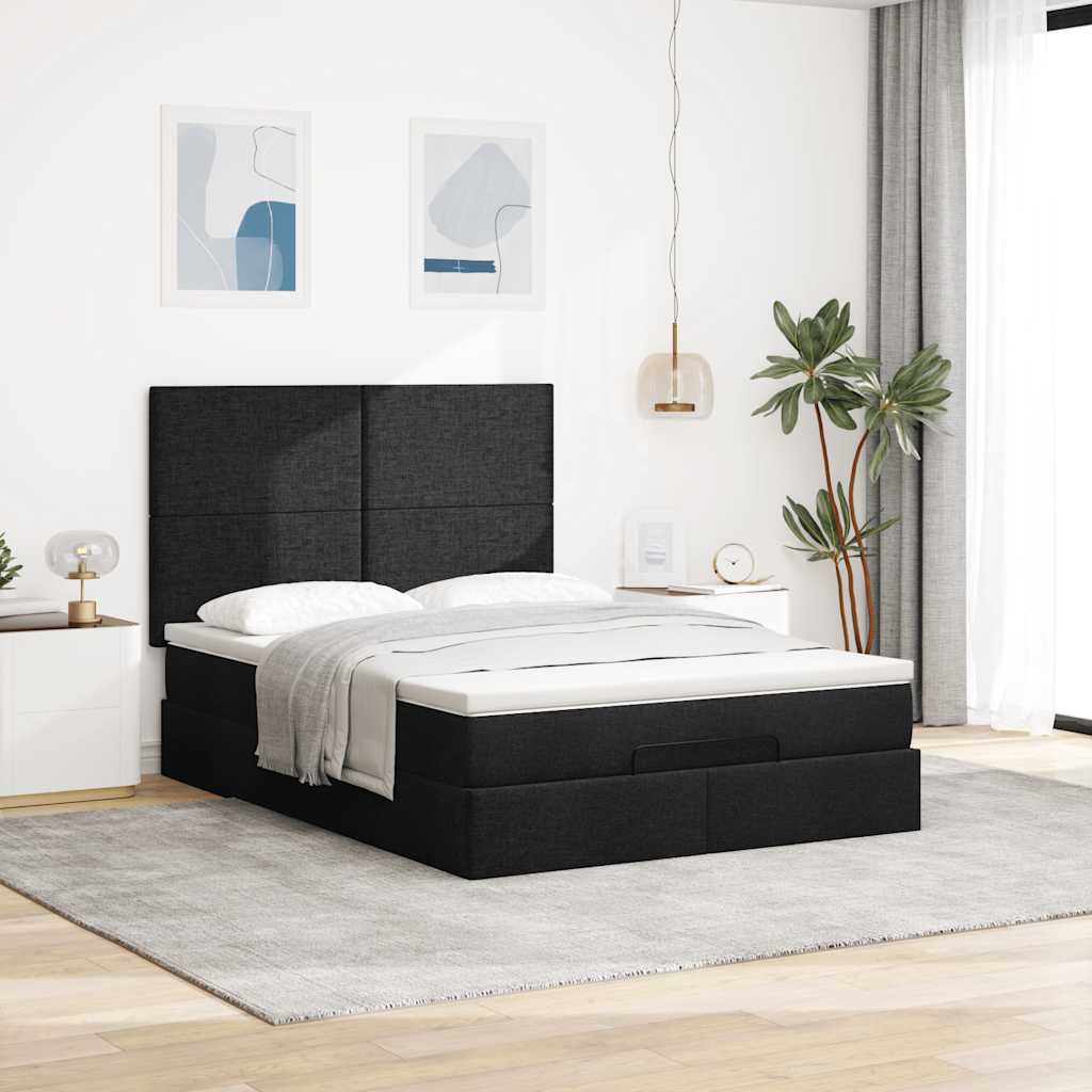 8721158478962_g_en_hd_1 vidaXL Ottoman Bed with Mattress Black Queen Fabric - Image 3