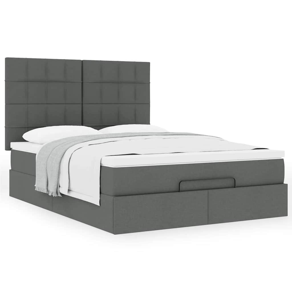 8721158479785_g_en_hd_2 vidaXL Ottoman Bed with Mattress Dark Grey Queen Fabric - Image 4