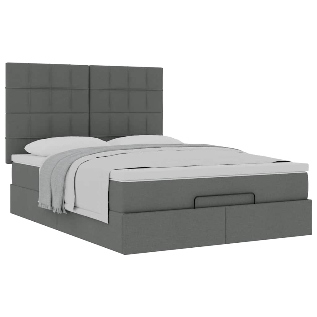 8721158479785_g_en_hd_3 vidaXL Ottoman Bed with Mattress Dark Grey Queen Fabric - Image 5