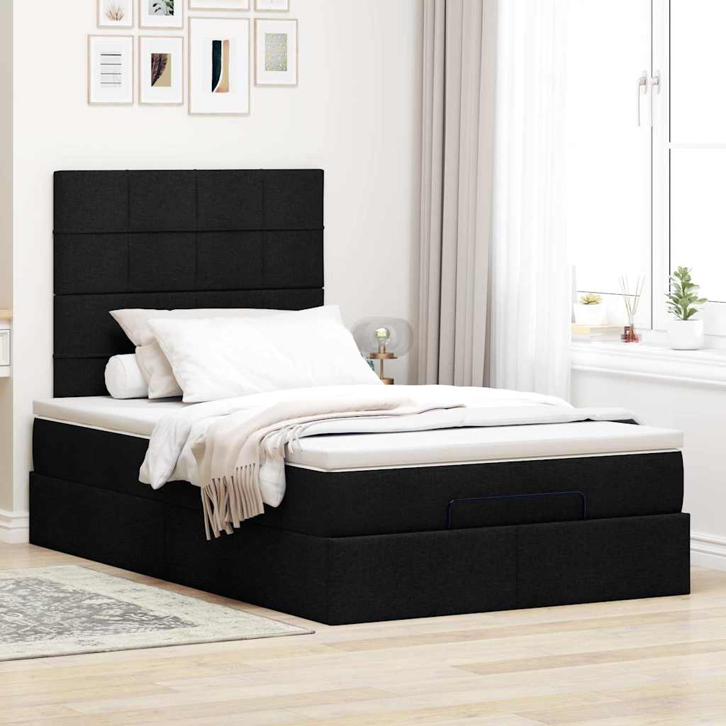 8721158479815_g_en_hd_1 vidaXL Ottoman Bed with Mattress Black King Single Fabric - Image 3