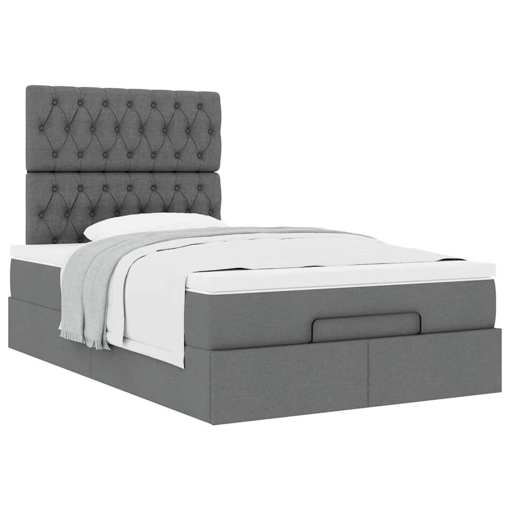 8721158480637_g_en_hd_3 vidaXL Ottoman Bed with Mattress Dark Grey King Single Fabric - Image 5