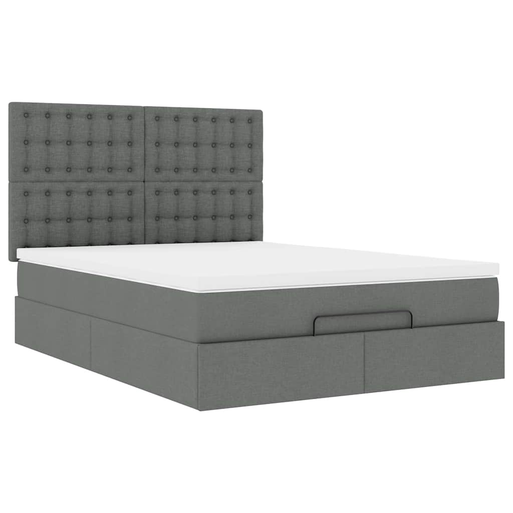 8721158481443_g_en_hd_4 vidaXL Ottoman Bed with Mattress Dark Grey Queen Fabric - Image 6