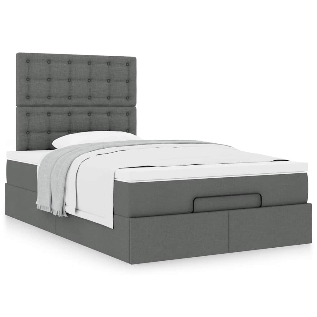 8721158481467_g_en_hd_2 vidaXL Ottoman Bed with Mattress Dark Grey King Single Fabric - Image 4