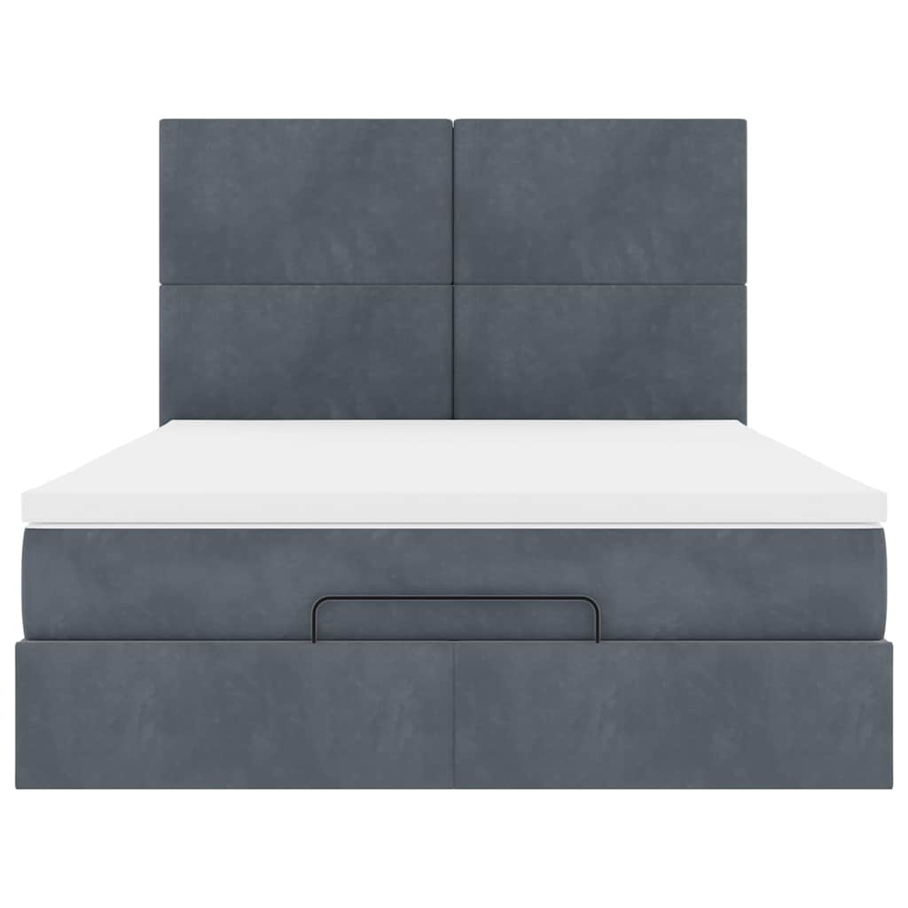 8721158482143_g_en_hd_5 vidaXL Ottoman Bed with Mattresses Dark Grey Double Velvet - Image 7