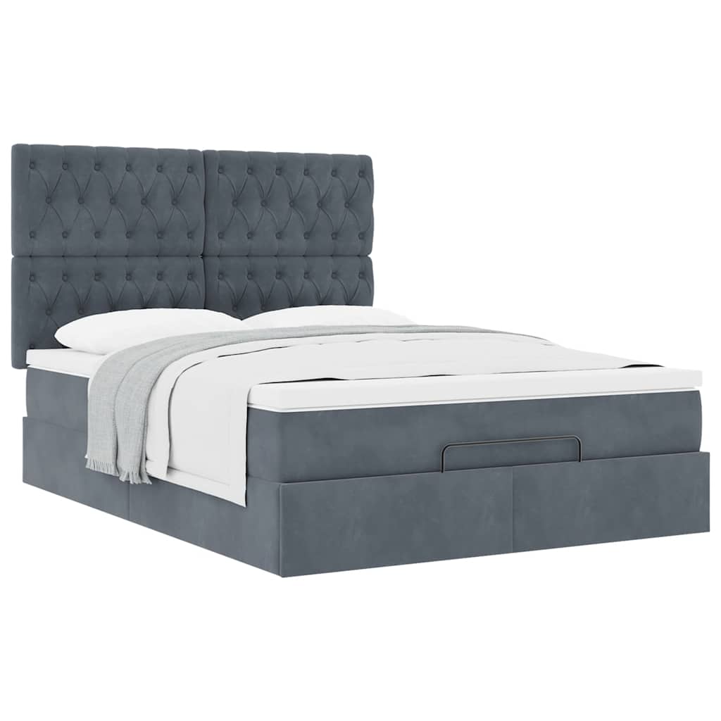 8721158483607_g_en_hd_3 vidaXL Ottoman Bed with Mattresses Dark Grey Queen Velvet - Image 5
