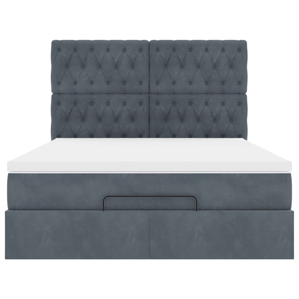 8721158483607_g_en_hd_5 vidaXL Ottoman Bed with Mattresses Dark Grey Queen Velvet - Image 7