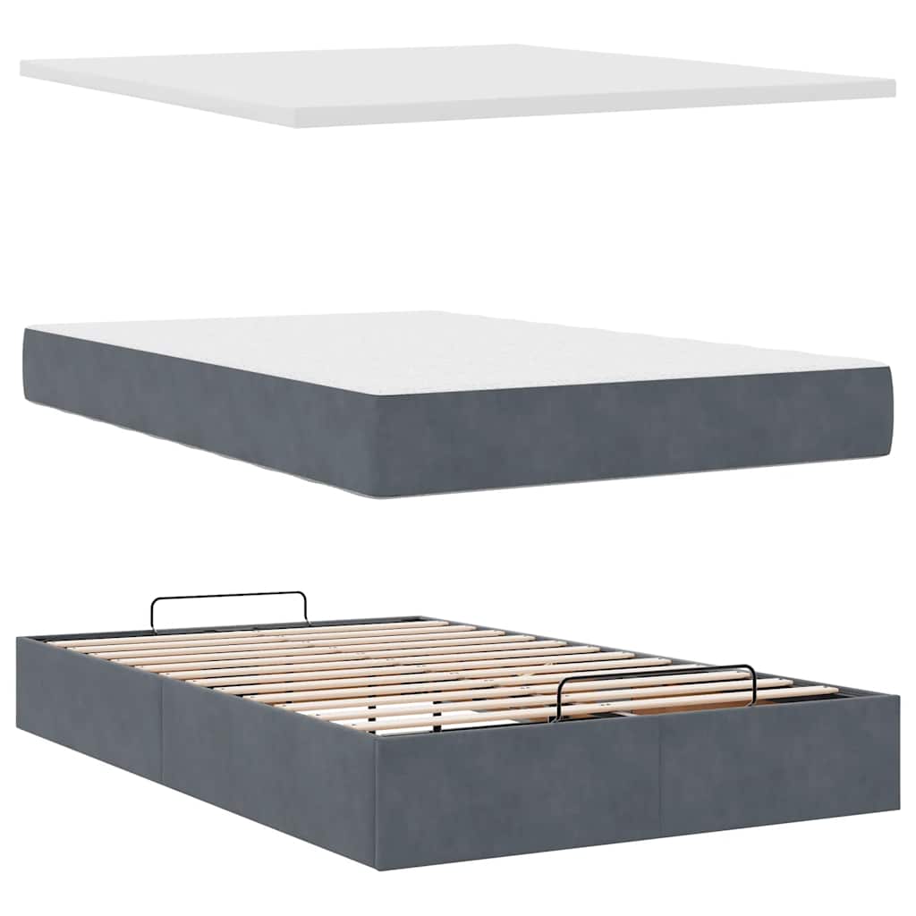 8721158483621_g_en_hd_9 vidaXL Ottoman Bed with Mattresses Dark Grey King Single Velvet - Image 11
