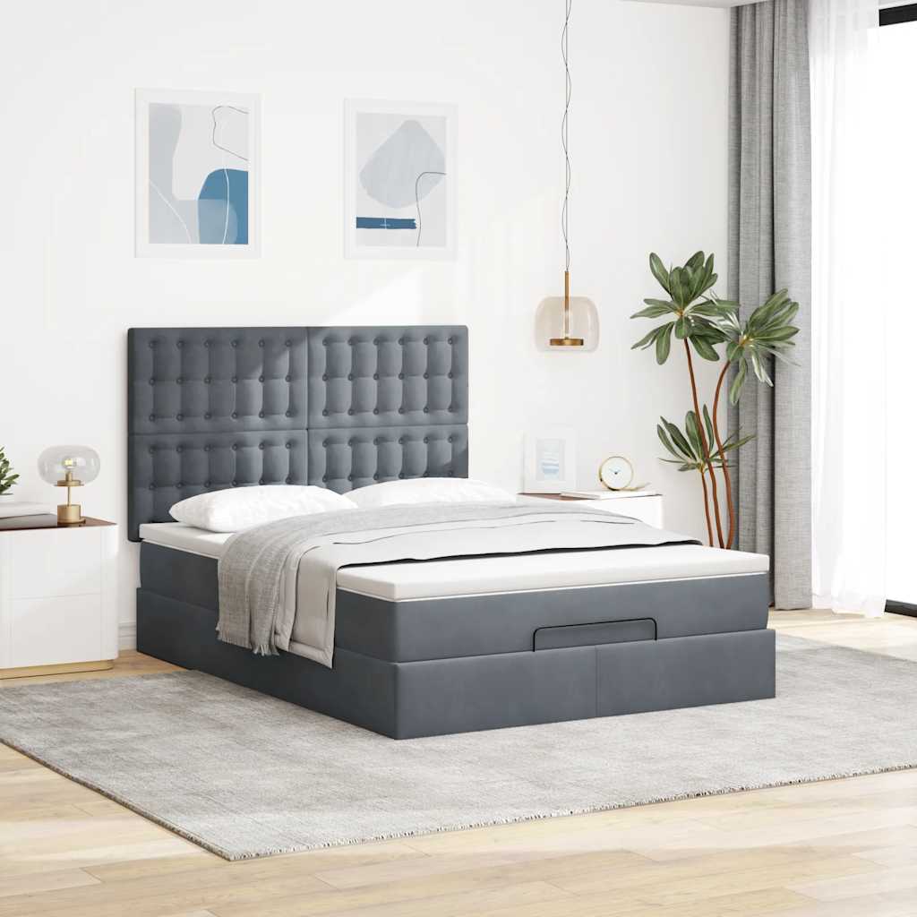8721158484321_g_en_hd_1 vidaXL Ottoman Bed with Mattresses Dark Grey Queen Velvet - Image 3