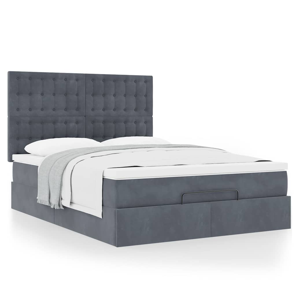 8721158484321_g_en_hd_2 vidaXL Ottoman Bed with Mattresses Dark Grey Queen Velvet - Image 4