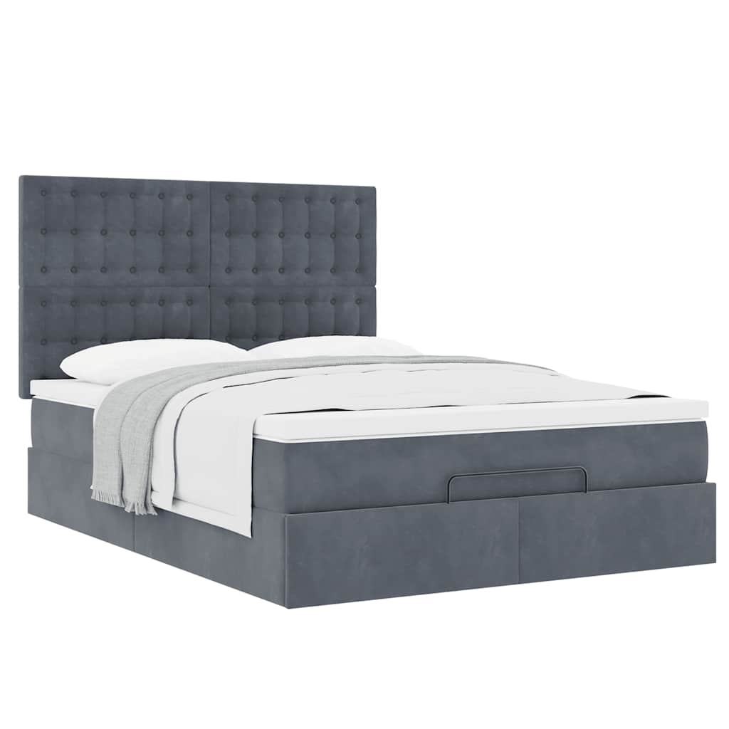 8721158484321_g_en_hd_3 vidaXL Ottoman Bed with Mattresses Dark Grey Queen Velvet - Image 5
